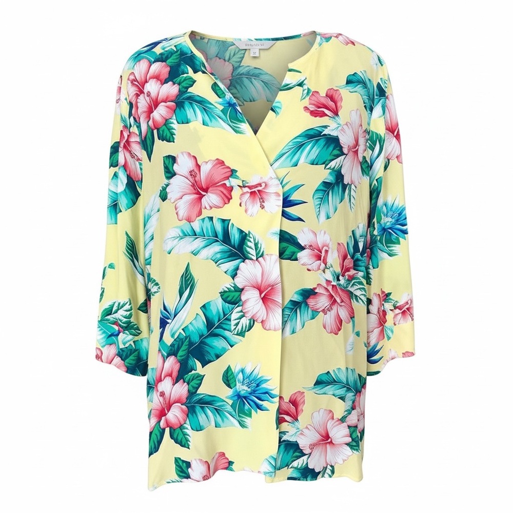 Tommy Bahama FLORISTIC APPROACH TUNIC
LILIKOI YELLOW XL NWT $115